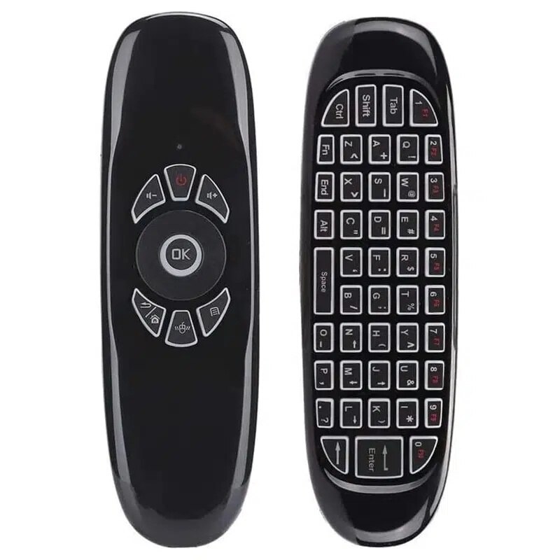 Gaming Console For Smart Tv - C120คีย์บอร์ดไร้สาย2.4G พร้อมรีโมตควบคุมสำหรับการเล่นเกมแอนดรอยด์สมาร์ททีวี