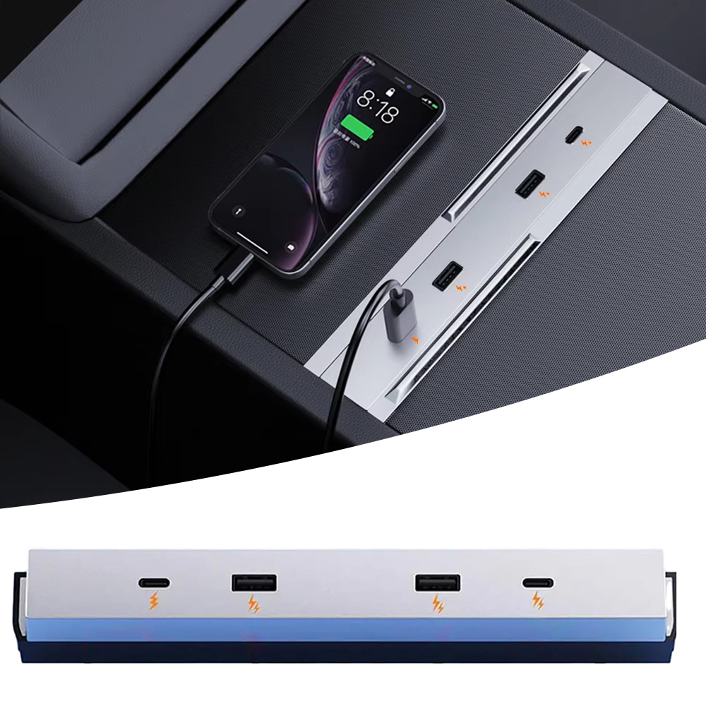 Controller Charging Dock - แท่นชาร์จเร็ว 27W-65W พร้อมฮับ USB สำหรับ Tesla