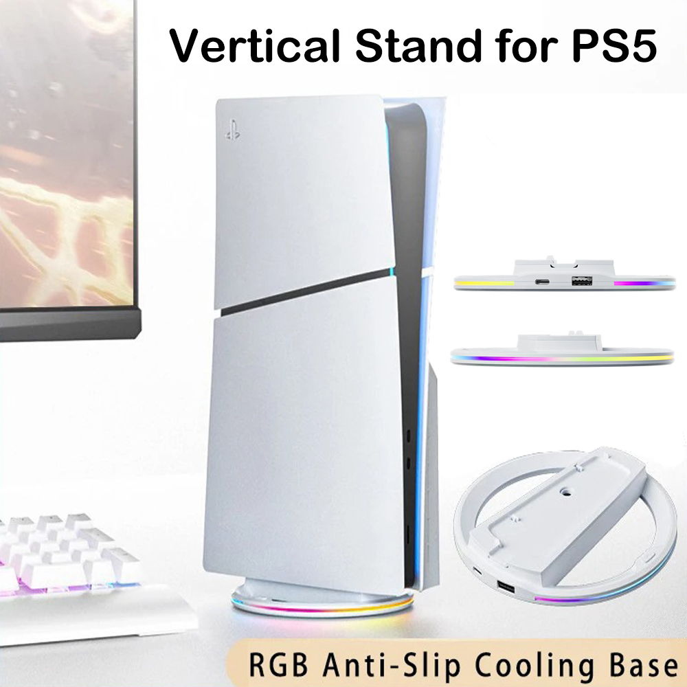Gaming Console Ps5 - สำหรับ PS5/PS5 สลิม คูลลิ่ง เบส RGB