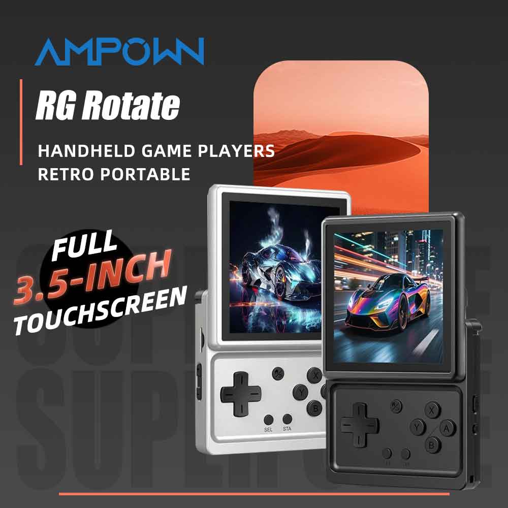 Gaming Console Old - เครื่องเล่นเกมพกพา ANBERNIC RG Rotate ระบบ Android