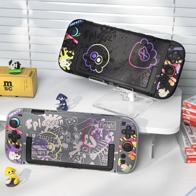 Gaming Console And Controller - เคสป้องกันอะนิเมะสวิตช์สำหรับนินเทนโดสวิตช์ 2/โอเลด สปลิตคอนโทรลเลอร์เคสแข็ง ฝาครอบแท่นวางจอยคอนอุปกรณ์เสริมคอนโซลเกม