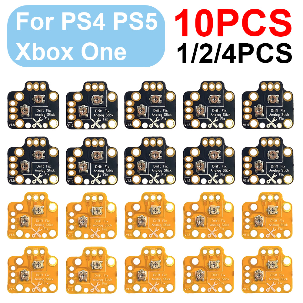 Gaming Console Ps5 - 1-10ชิ้นแป้นเกมทั่วไปจอยสติ๊กสำหรับซ่อมรถจอยสติ๊กตัวควบคุมการดริฟท์ติดนิ้วหัวแม่มือแบบอนาล็อกสำหรับ PS4 PS5 Xbox หนึ่งบอร์ด