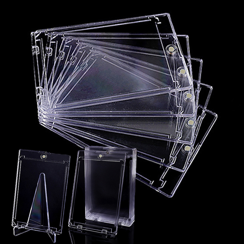Gaming Console Case - ซองใส่การ์ดแม่เหล็กสำหรับการ์ดสะสม กล่องแข็งป้องกันอะคริลิกใส สำหรับการ์ดเกม บัตรกีฬาเบสบอล