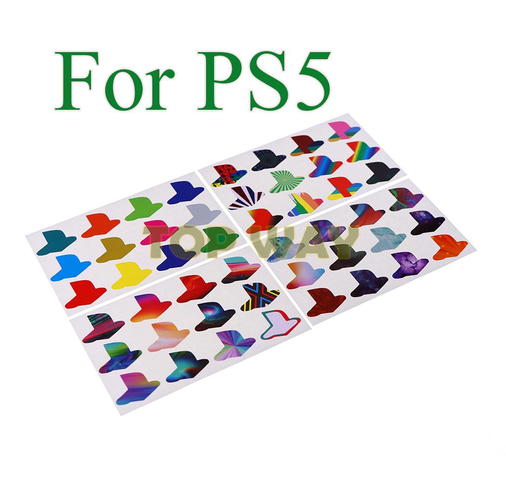 Gaming Console Ps5 - 12 ชิ้น/ล็อตสีสันสดใสโลโก้สติกเกอร์สติกเกอร์ติดผิวสำหรับ PS5 สำหรับเพลย์สเตชัน 5 คอนโซลคอนโทรลเลอร์อุปกรณ์เสริมสำหรับเล่นเกม