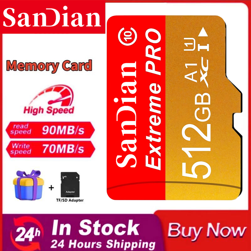 Gaming Console For Smart Tv - การ์ดหน่วยความจำ 512GB Pro Micro TF SD