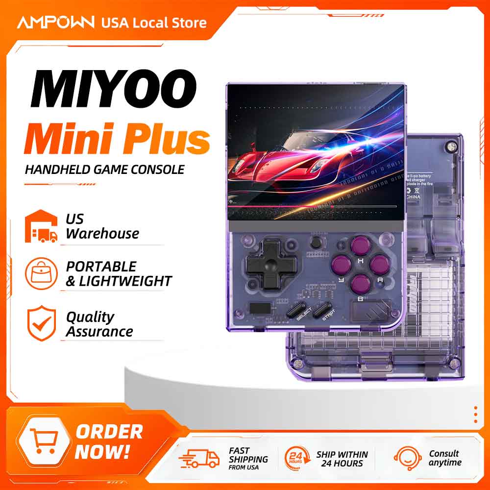 Gaming Console Deals - เครื่องเล่นเกมพกพา Miyoo Mini+ หน้าจอ OCA IPS