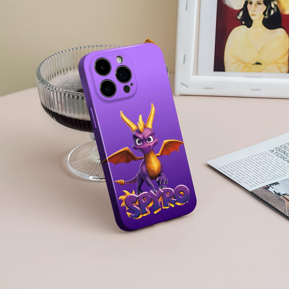 Gaming Console Case - เคสโทรศัพท์ลายเกม S-Spyro Series Dragon สำหรับ iPhone