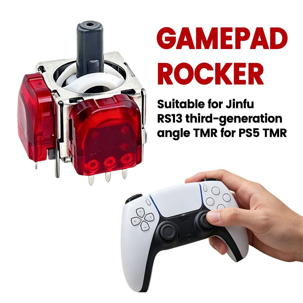 Gaming Console Repair - อะไหล่ซ่อมจอยสติ๊กแม่เหล็กไฟฟ้า TMR สำหรับคอนโทรลเลอร์ PS5 ฟิล์มปุ่มควบคุมสำหรับ PS5/PS4/Xbox/Switch