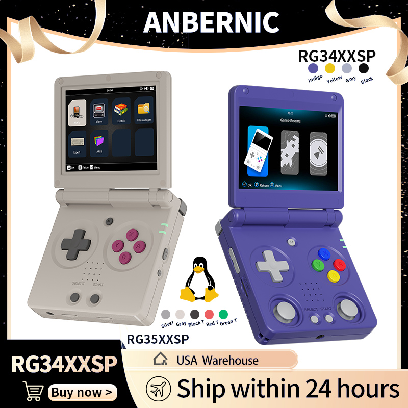 Anbernic RG34XXSP RG35XXSP Fli - Gaming Console Sale บทวิจารณ์และราคา