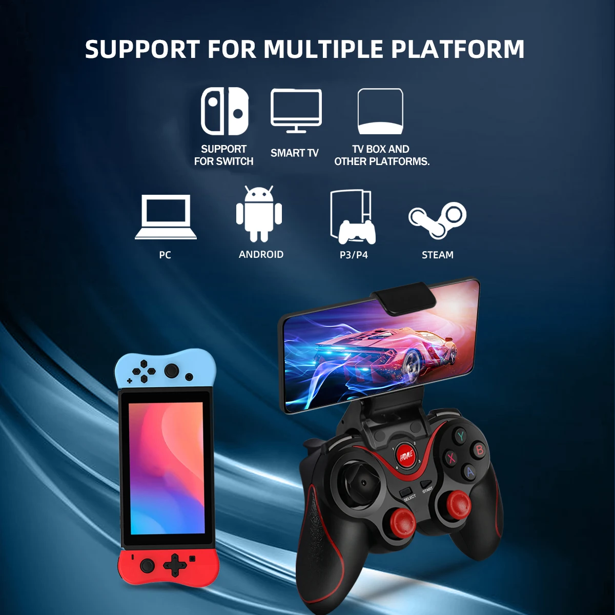 GAMINJA ไร้สายบลูทูธ Gamepad P - Gaming Console For Smart Tv บทวิจารณ์และราคา