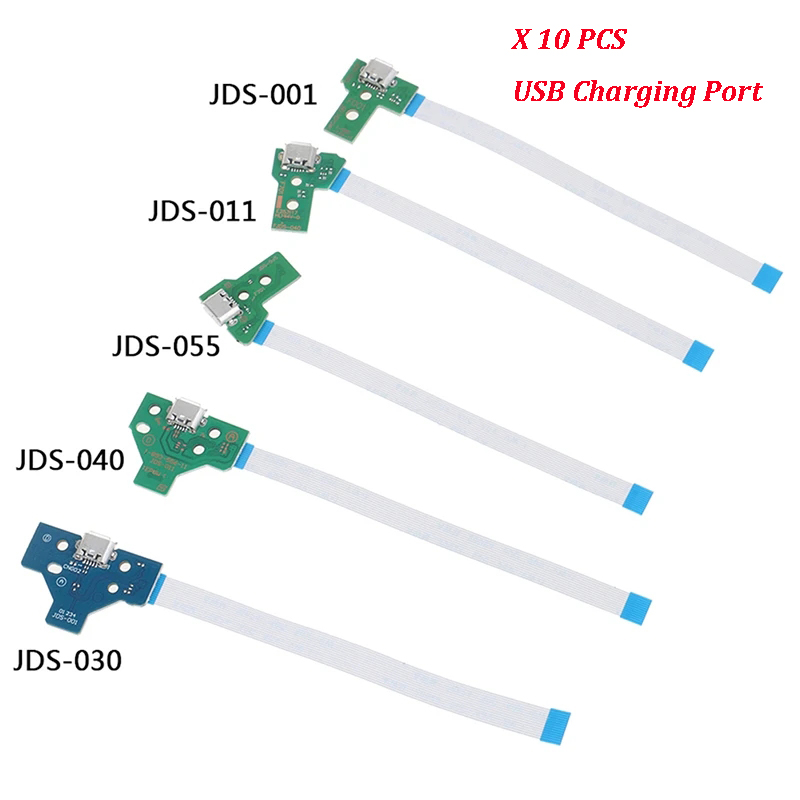 10pcs USB ชาร์จพอร์ตซ็อกเก็ตแผ - Gaming Console Tv บทวิจารณ์และราคา