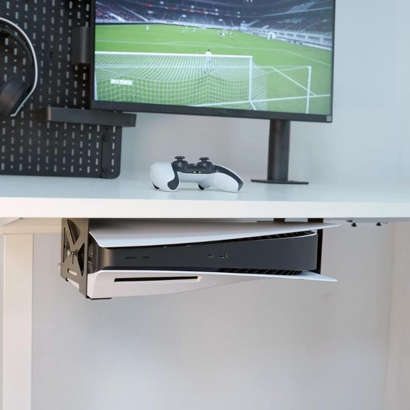 โลหะภายใต้โต๊ะเกมคอนโซลOrganiz - Gaming Console Ps5 บทวิจารณ์และราคา