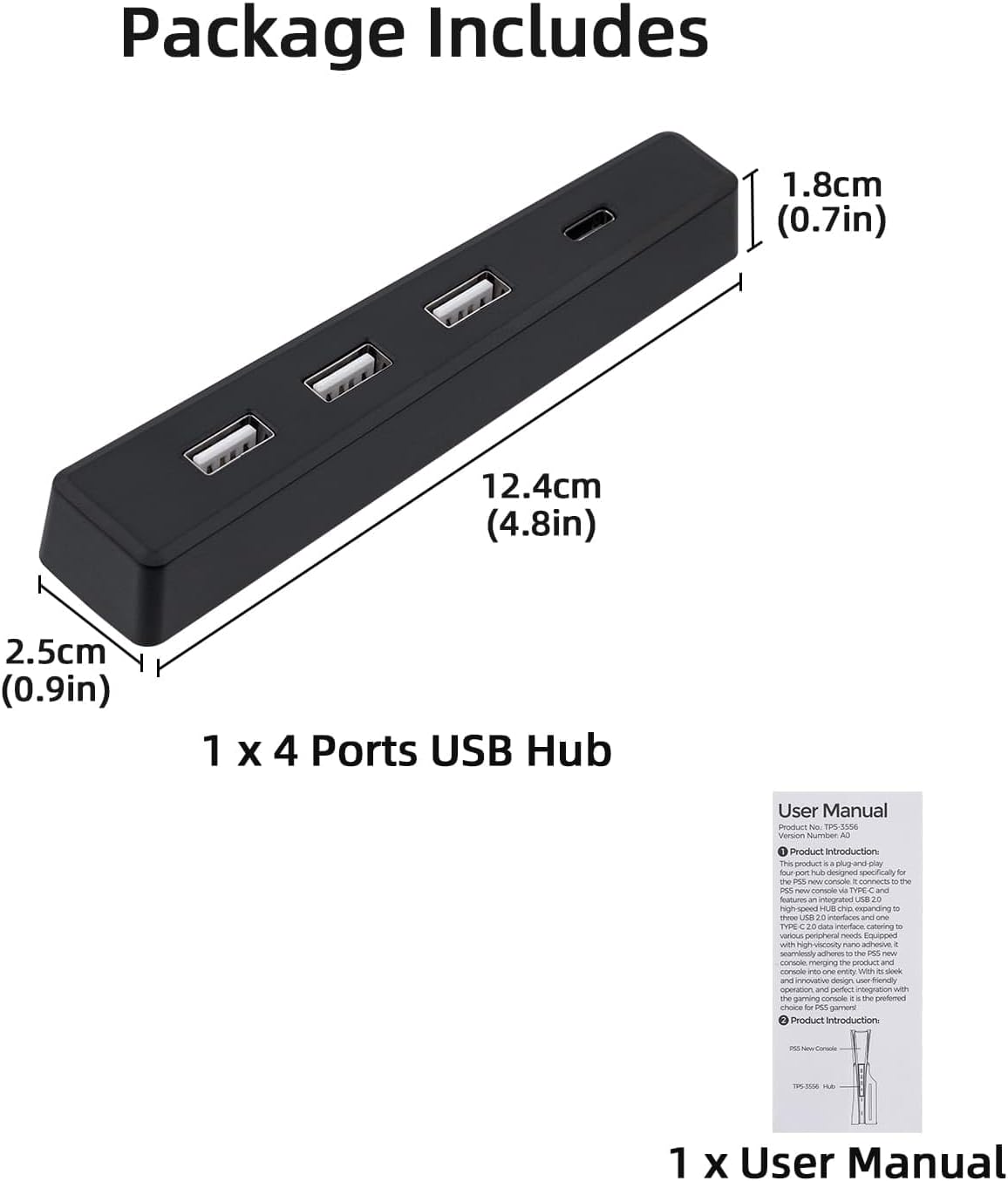 ฮับ USB 4พอร์ตสำหรับ PS5แผ่นดิ - Gaming Console Ps5 บทวิจารณ์และราคา