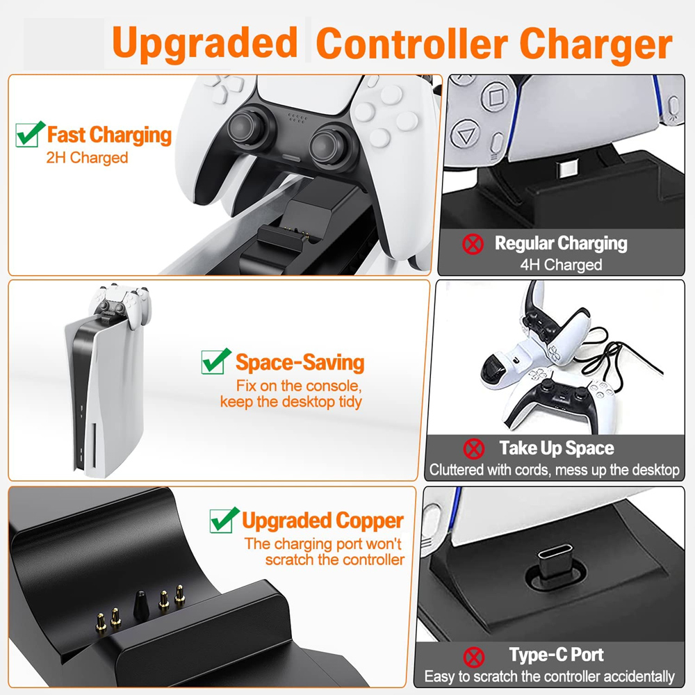แท่นชาร์จเร็วแบบคู่สำหรับตัวคว - Controller Charging Dock บทวิจารณ์และราคา