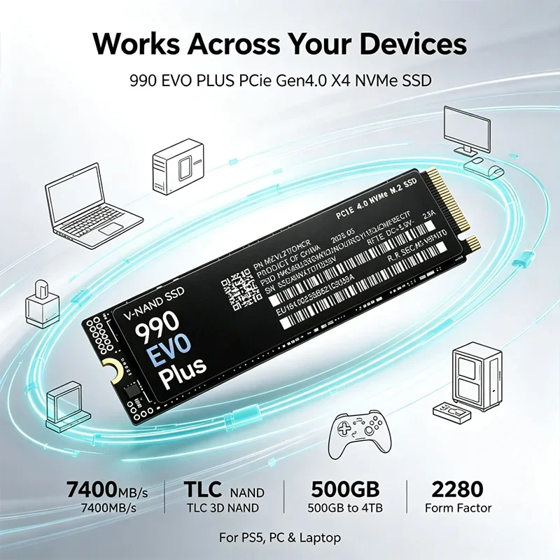 ใหม่ 990 EVO Plus M.2 2280 NVM - Gaming Console Evo บทวิจารณ์และราคา