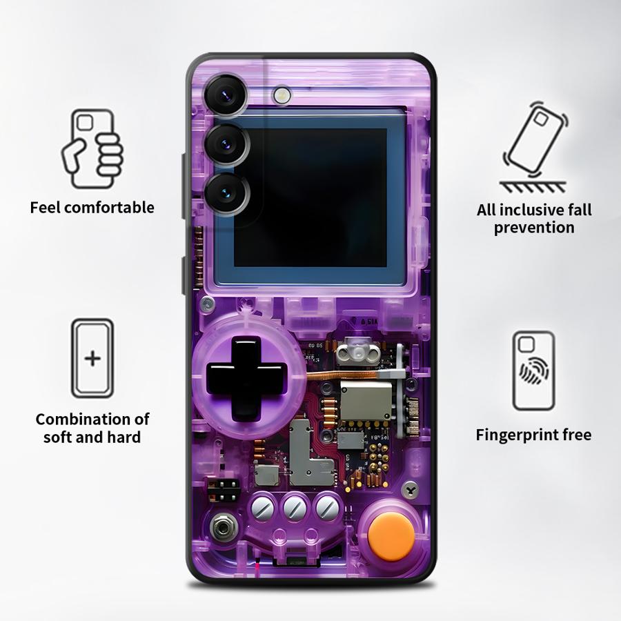 เคสโทรศัพท์มือถือลายเกมส์สีม่ว - Gaming Console Case บทวิจารณ์และราคา