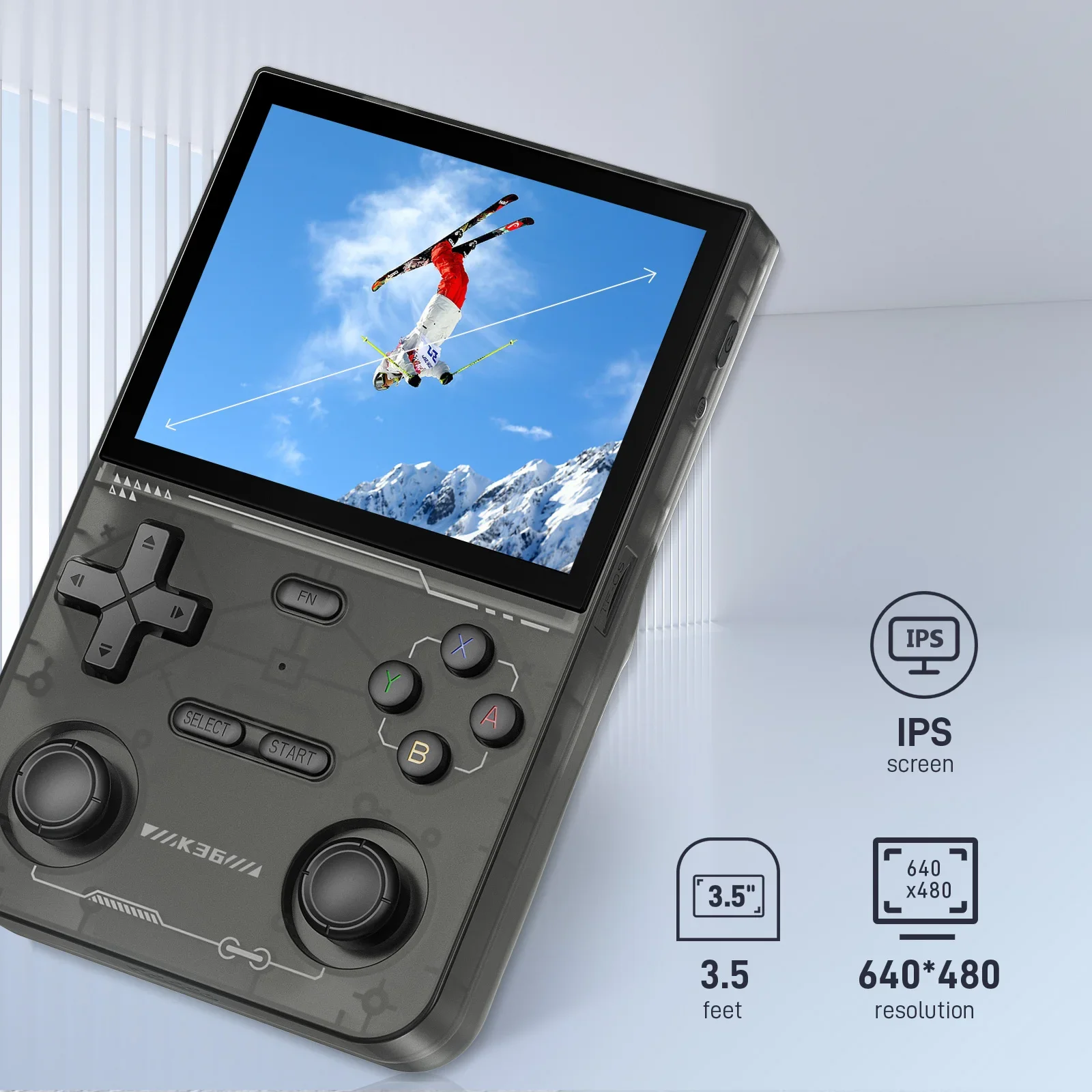 GAMINJA K36 3.5 นิ้วหน้าจอIPSค - Gaming Console Old บทวิจารณ์และราคา