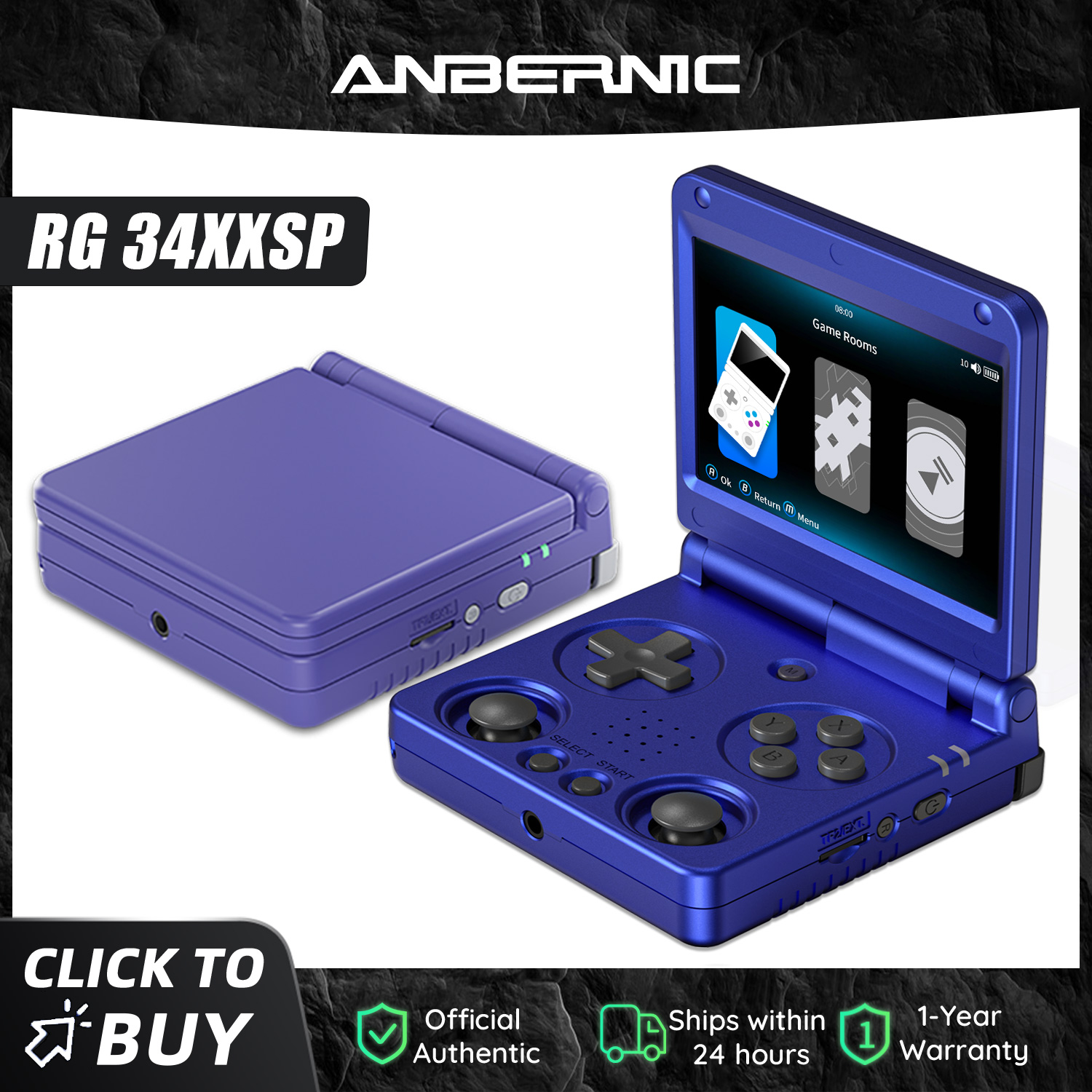 เครื่องเล่นเกม Anbernic RG34XX - Gaming Console Old บทวิจารณ์และราคา